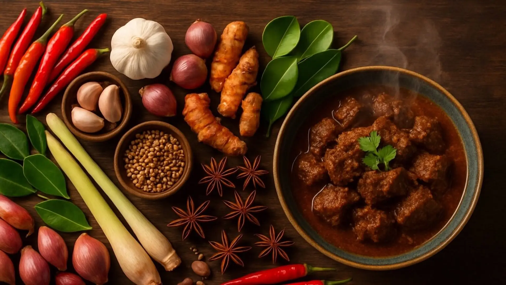 Latar belakang aneka masakan