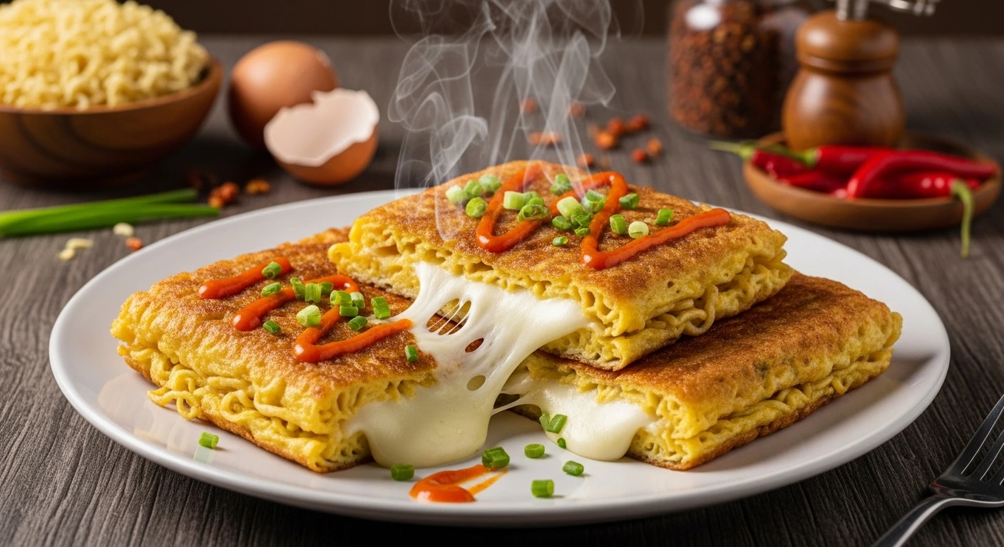 Martabak Mie Instan Mozzarella
