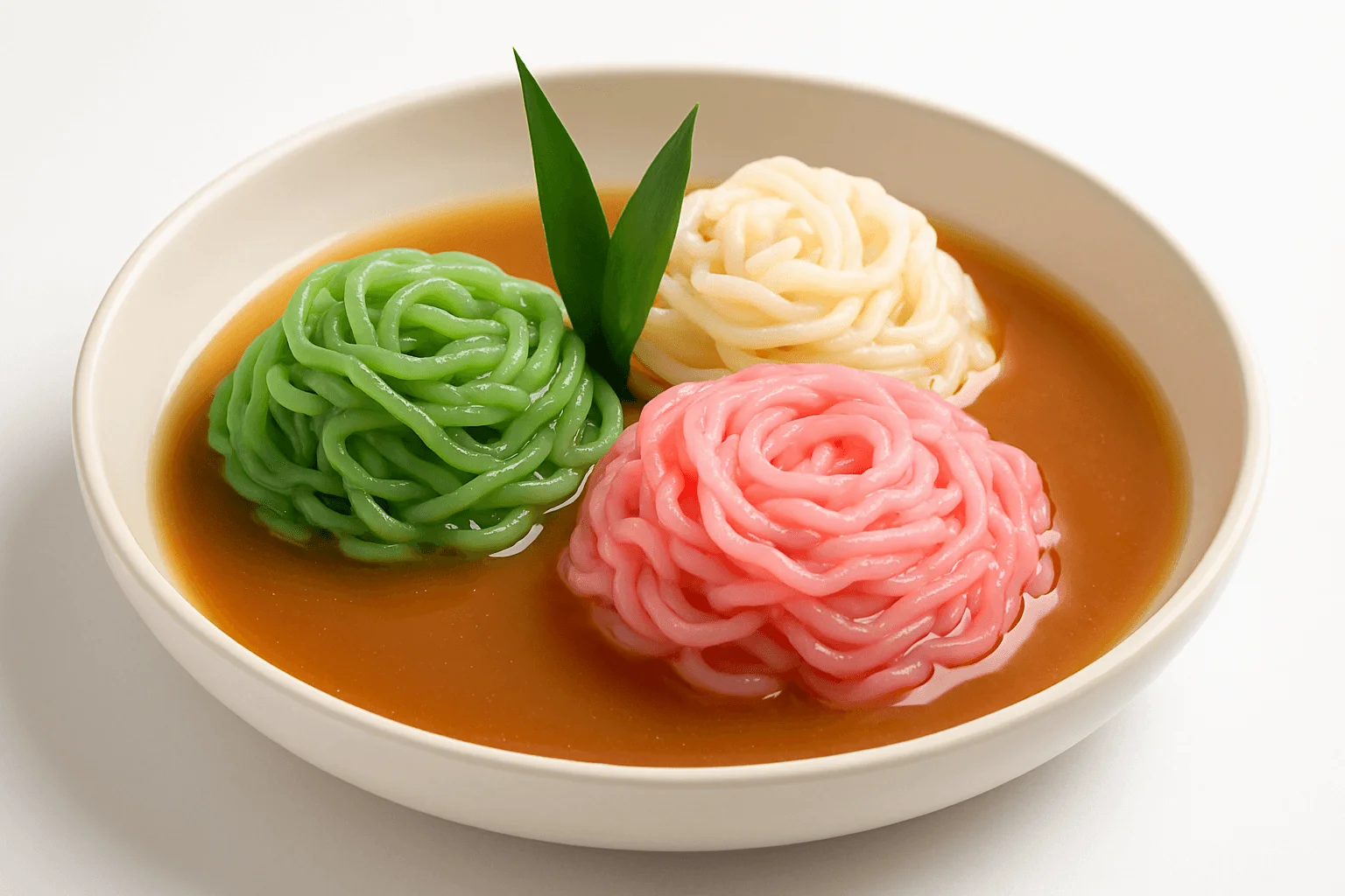 Kue Putu Mayang Kuah Kinca Gula Merah