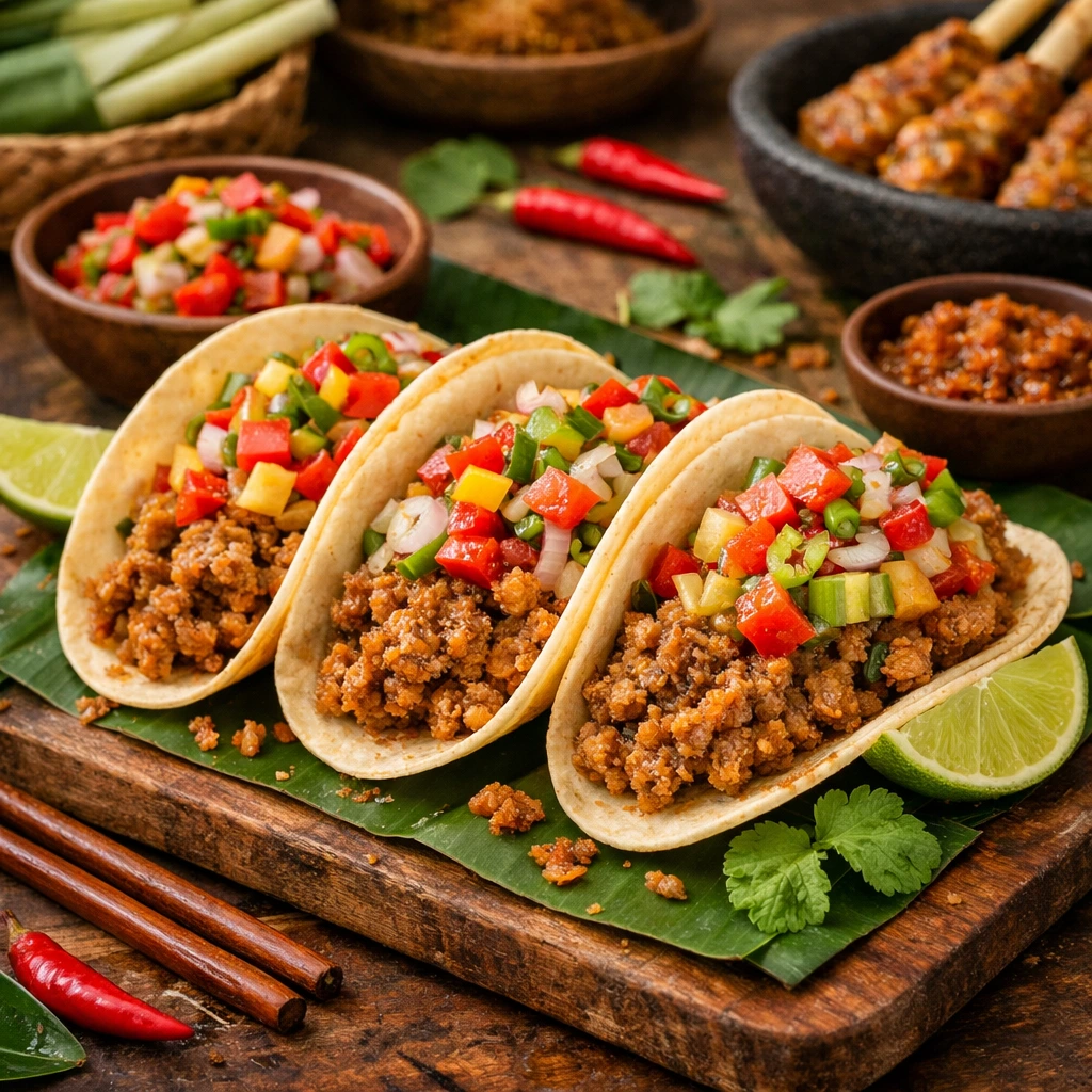 Tacos Sate Lilit Bali