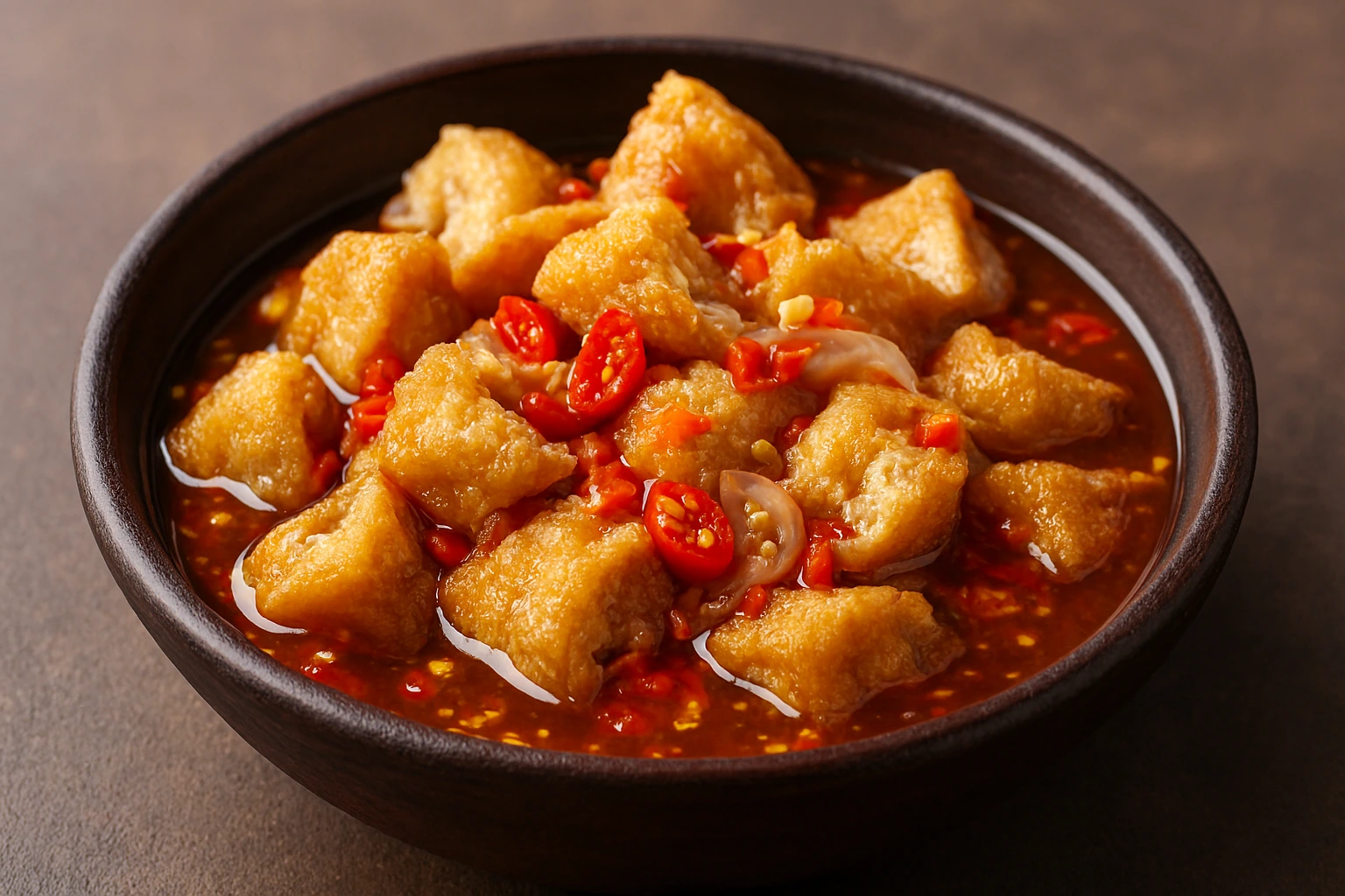 Tahu Gejrot Khas Cirebon Pedas Asam